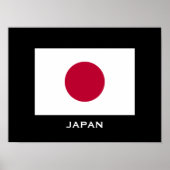 Japan - Vlag Klassiek Poster (Voorkant)