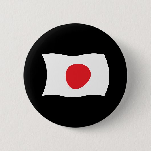 Japan Vlag Knop Ronde Button 5,7 Cm (Voorkant)