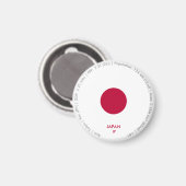 Japan Vlag Magneet (Voorkant / Achterkant)