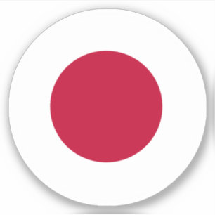 Japan Vlag Ronde Sticker
