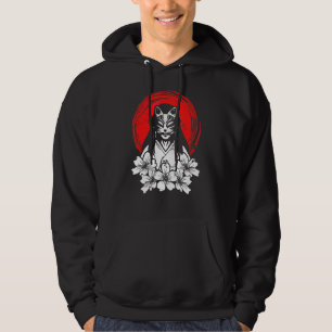 Japan Vlag Sakura Kersenbloesem Boom Japanse Nat Hoodie