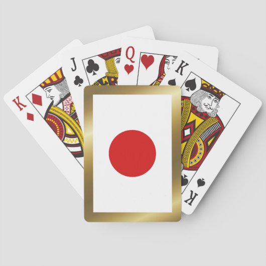 Japan Vlag Speelkaarten (Achterkant)