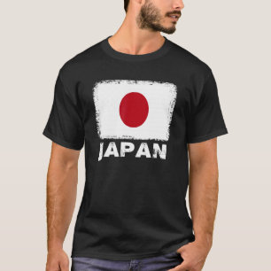 Japan Vlag Steun Japanse Mensen Vrouwen Mannen T-shirt