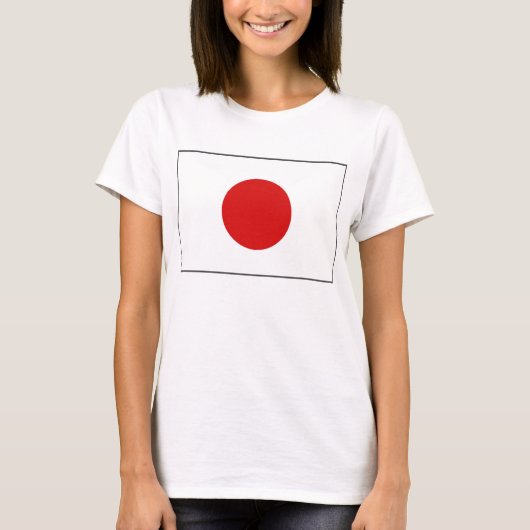 Japan Vlag x Kaart T-shirt (Voorkant)