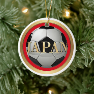 Japan Voetbal Bal Sporten Keramisch Ornament