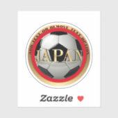 Japan Voetbal Bal Sporten Sticker (Vel)