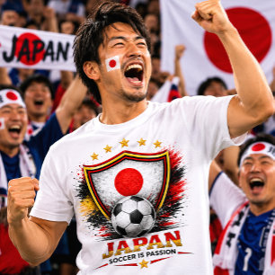 Japan Voetbal Fan Japans Voetbal WK T-shirt