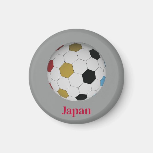 Japan Voetbal Magneet (Voorkant)