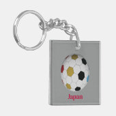 Japan Voetbal Sleutelhanger (Voorkant Links)