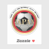 Japan Voetbal Sport Sticker (Vel)