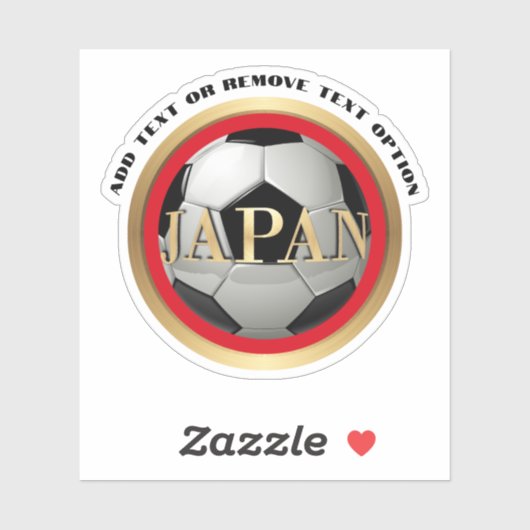 Japan Voetbal Sport Sticker (Vel)