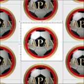 Japan Voetbal Stof (Delen)