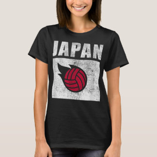 Japan Volleyball Japanse vlag Retro  Art 4 T-shirt