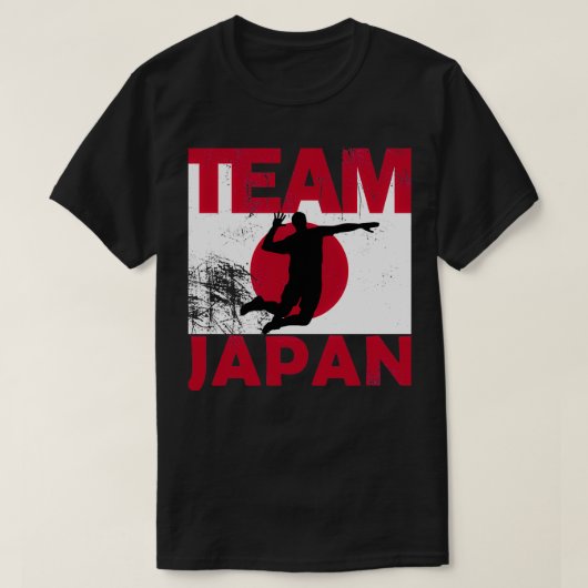 Japan Volleybalteam Mannen T-shirt (Design voorkant)