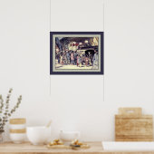 Japan Waterverf ~ "The Bill of the Play" ~ 1901 ~ Poster (Keuken)