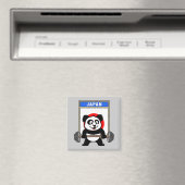 Japan Weightlift Panda Magneet (Insitu (Vaatwasser))