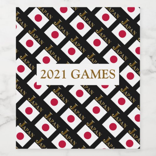 JAPAN WIJN ETIKET (Enkel label)