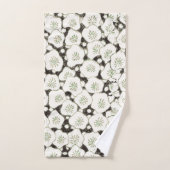 Japan Witte Bloemtuin Bad Handdoek (Handdoek)