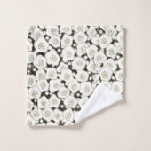 Japan Witte Bloemtuin Bad Handdoek (Wasdoekje)