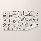 Japan Witte Bloemtuin Bad Handdoek (Handdoek)