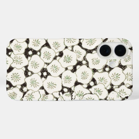 Japan Witte Bloemtuin Case-Mate iPhone Case (Achterkant (horizontaal))