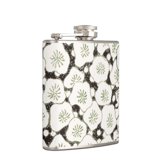 Japan Witte Bloemtuin Heupfles (Rechts)