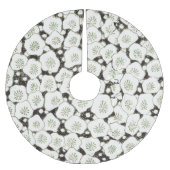 Japan Witte Bloemtuin Kerstboom Rok (Voorkant)