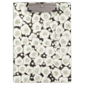 Japan Witte Bloemtuin Klembord (Voorkant)