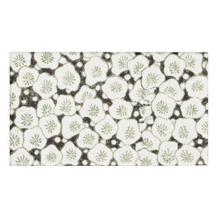 Japan Witte Bloemtuin Naambadge