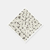 Japan Witte Bloemtuin Servet (Hoek)