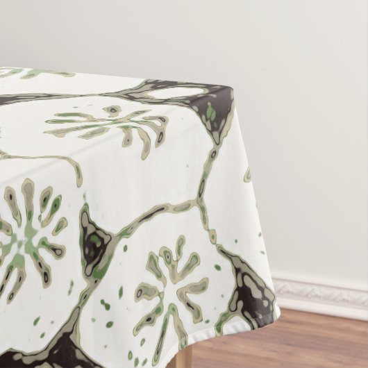 Japan Witte Bloemtuin Tafelkleed (Voorbeeld)