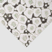 Japan Witte Bloemtuin Tissuepapier (Detail)