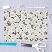 Japan Witte Bloemtuin Tissuepapier (Craft)