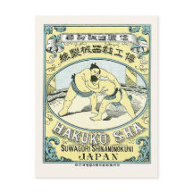 Japan Zijde Adverteren Sumo Wrestler