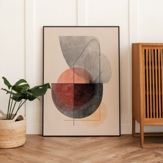Japandi Abstracte minimalistische Neutral Wall Art Muurkunst Sets
