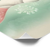 Japandi Abstracte Vector Art Soft Pastels Perfect Poster (Hoek)