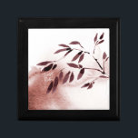 Japandi-achtige Waterverf Bamboo Abstract Cadeaudoosje<br><div class="desc">Het Japandi-achtige ontwerp, geïnspireerd door de natuur in de rode en neutrale kleuren van Bordeaux met bamboe-takken tegen de achtergrond van de abstracte waterverf, biedt een stil evenwicht en vrede aan uw kamerdecor. Het ingevroren gezegde kan gewoon worden vervangen of verwijderd. Een mooi cadeau voor elke speciale gelegenheid, inclusief het...</div>