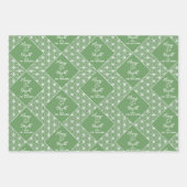 Japandi Christmas Wrapping Paper Set/ Modern Japan (Voorkant 3)