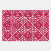 Japandi Christmas Wrapping Paper Set/ Modern Japan (Voorkant)