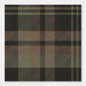 Japandi Farmhouse Plaid in Olive and Brown Behang (Voorkant)