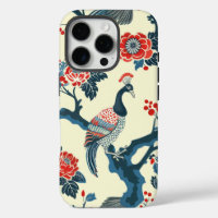 Japandi Floral William Morris Style iPhone Case