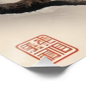 Japandi geïnspireerde takken zachte pastels perfect poster (Hoek)