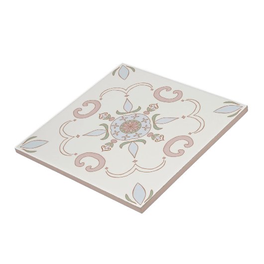 Japandi Keramische Tegel Tegeltje (Zijkant)