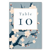 Japandi kersenbloesem bruiloft kaart (Voorkant)
