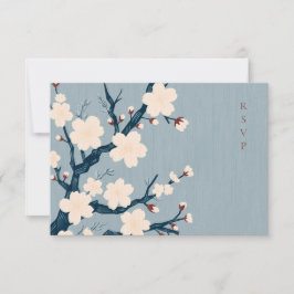 Japandi kersenbloesem maaltijd keuzes RSVP