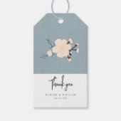 Japandi kersenbloesems dank u cadeaulabel (Voorkant)