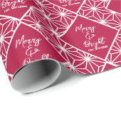 Japandi Kerst Inpakpapier Set/ Modern Japan (Rol Hoek)