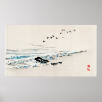 Japandi lijst TV Kunst Strand Landschap Neutraal B