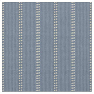 Japandi marineblauwe denim lijnen neutrale geometr stof
