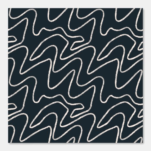 Japandi Minimalist Brush Stroke Pattern in Cream Behang (Voorkant)